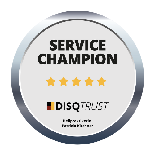 DISQTrust Siegel Service Champion Heilpraktikerin Patricia Kirchner